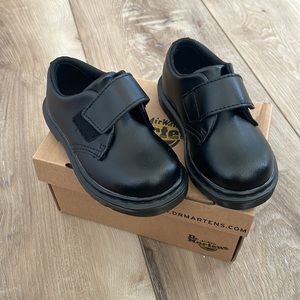 Dr. Martens Kamron T Lamper Core Kids Unisex Black Oxford Dress Shoes Size 6 New